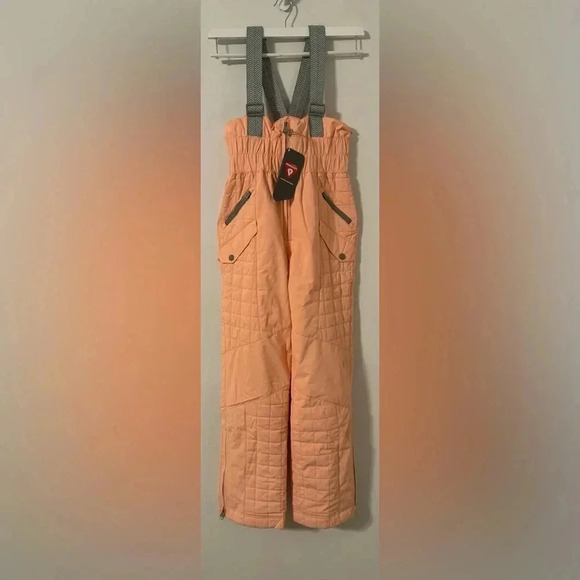 NWT Free People MOVEMENT All Prepped Waterproof Snow Bib in Wintermelon |Size XS - Picture 3 of 13
